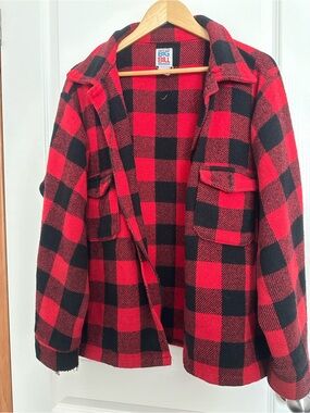 BIG BILL Red & Black Buffalo Plaid Jacket